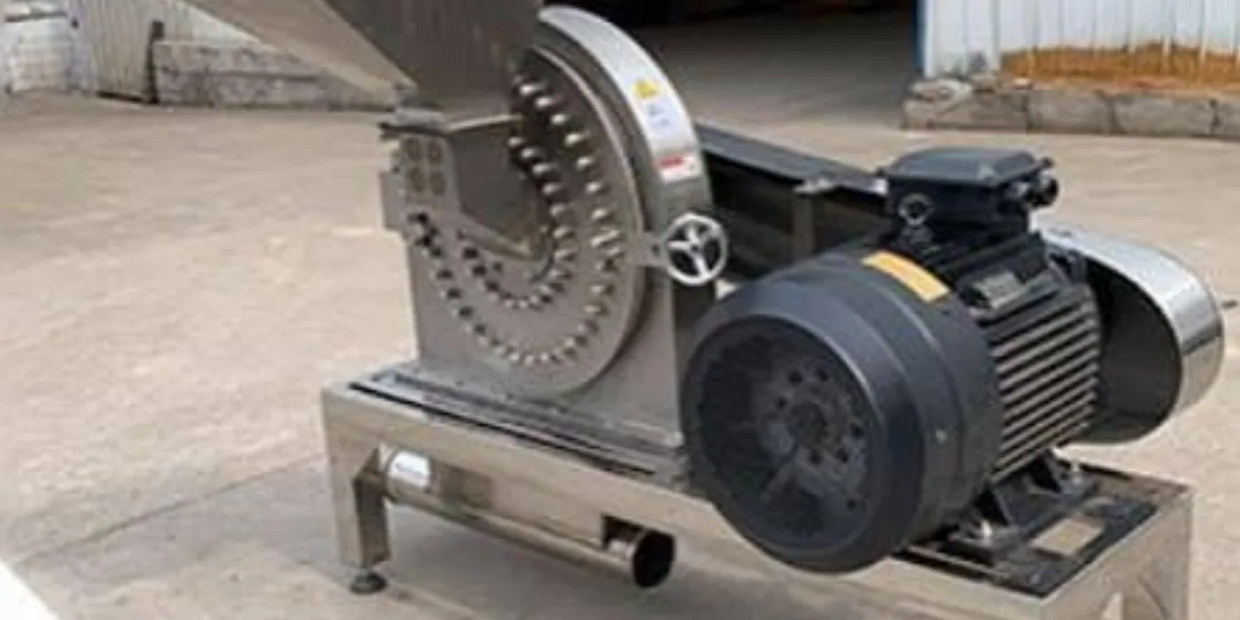 Industrial grinder fabrication and assembly at EmersonEIMS