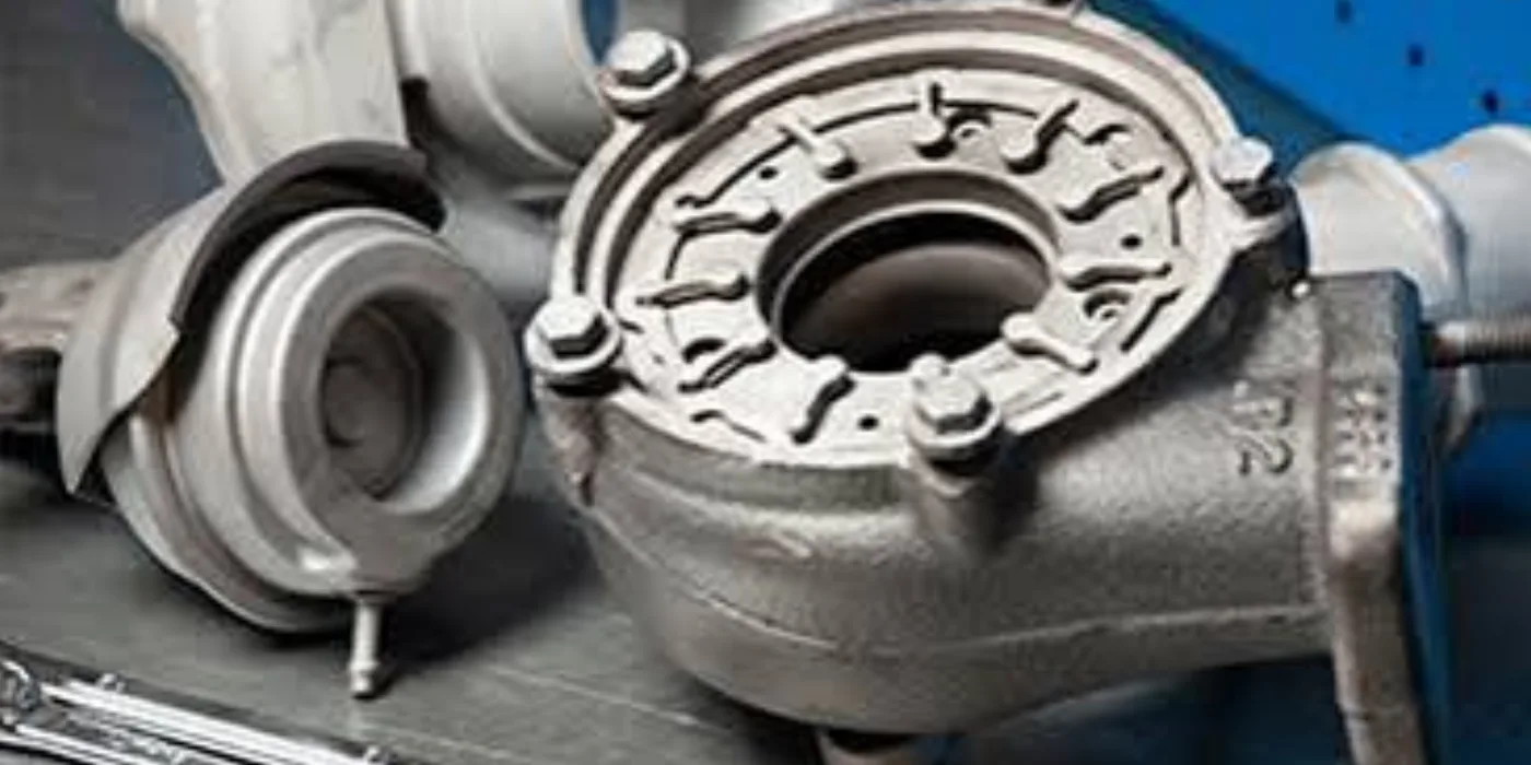 Turbocharger components during rebuild at EmersonEIMS