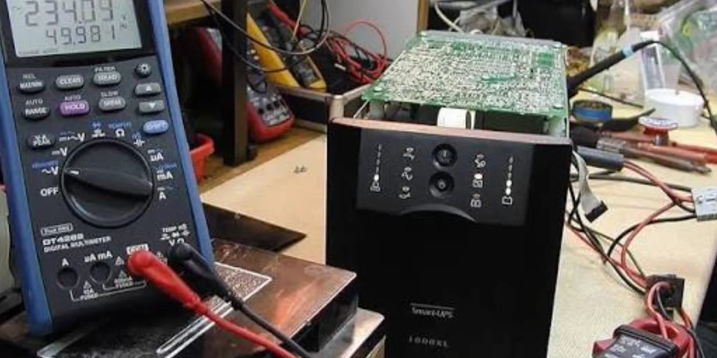 UPS power electronics assessed on the workshop bench