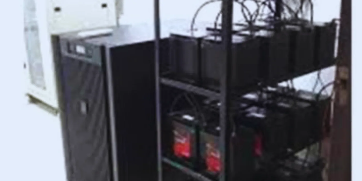 UPS internal wiring and components during fault diagnosis